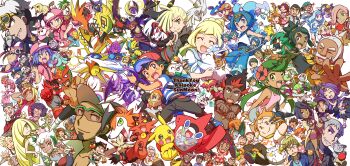 >_< 6+boys 6+girls :3 :o ^_^ abe_(pokemon) absolutely_everyone absurdly_detailed_composition absurdres acerola_(pokemon) aged_down ahoge alolan_exeggutor alolan_form alolan_marowak alolan_meowth alolan_persian alolan_vulpix altaria alternate_color anela_(pokemon) anger_vein anna_(pokemon_sm) annotated apron aqua_eyes aqua_hair aqua_shirt arm_hair arms_behind_head arms_up ash_ketchum backpack bag ball bandana bandana_over_mouth baseball_cap beast_ball belt berry_(pokemon) bewear big_hair black_bag black_bandana black_belt black_hair black_jacket black_sclera black_shirt blissey blonde_hair blue_eyes blue_hair blue_hat blue_jacket blue_shirt blue_shoes blue_skirt blue_vest blunt_bangs blush blush_stickers bone bonnet book bottle bow bowl bowtie bracelet braviary breasts bright_pupils brock_(pokemon) brown_eyes brown_hair brown_pants burger candy caster_(pokemon) chappy_(kanata218) character_doll charizard child claws clefable clenched_hand clenched_hands closed_eyes closed_mouth clothed_pokemon coconut_cup collarbone collared_shirt colored_sclera comfey commentary_request copyright_name cosmog crate crossed_arms cup dark-skinned_female dark-skinned_male dark_skin decidueye delia_ketchum dia_(pokemon) disc doll dragonair drampa drawing_(action) dreadlocks dress drinking_straw ear_piercing earrings eating eevee everyone eyelashes eyeshadow eyewear_on_head eyewear_on_headwear faba_(pokemon) facepaint facial_hair fangs fire fishing_rod flower flygon food food_on_face fruit garchomp gen_1_pokemon gen_2_pokemon gen_3_pokemon gen_4_pokemon gen_5_pokemon gen_7_pokemon gladion_(pokemon) gloves goatee golf_club golisopod green-framed_eyewear green_eyes green_fire green_hair green_headband green_shoes grey-framed_eyewear grey_eyes grey_gloves grey_hair grey_overalls grey_pants grey_tank_top grin gumshoos guzma_(pokemon) hair_flower hair_ornament hair_over_one_eye hair_rings hairband hala_(pokemon) hand_fan hand_on_own_face hapu_(pokemon) hariyama harper_(pokemon) hat hau_(pokemon) headband headset heart heart-shaped_eyes highres hobbes_(pokemon) holding holding_bone holding_bottle holding_bowl holding_disc holding_fan holding_fishing_rod holding_food holding_fruit holding_golf_club holding_plate holding_poke_ball holding_pokemon holding_rag holding_sketchbook holding_table_tennis_paddle holding_trophy honey hood hood_down horacio_(pokemon) ida_(pokemon) ilima_(pokemon) incineroar jacket james_(pokemon) jenny_(pokemon) jessie_(pokemon) jewelry joy_(pokemon) kahili_(pokemon) kendama kiawe's_grandfather_(pokemon) kiawe_(pokemon) komala konpeitou kyogre laki_(pokemon) lana's_mother_(pokemon) lana_(pokemon) legendary_pokemon lightning_bolt_symbol lillie_(pokemon) lipstick litten long_hair long_sleeves lunala lusamine_(pokemon) lycanroc lycanroc_(dusk) lycanroc_(midday) lycanroc_(midnight) magearna magnezone maid_headdress makeup malasada mallow's_mother_(pokemon) mallow_(pokemon) mandibles mareanie masked_royal master_caddy_(pokemon) medium_hair melmetal meltan memory_(pokemon) meowth metang mimikyu mimo_(pokemon) mina_(pokemon) minior minior_(core) minior_(orange_core) minior_(red_core) mismatched_eyebrows misty_(pokemon) mohn_(pokemon) molayne_(pokemon) monocle mouth_hold mudsdale mug multicolored_hair multiple_boys multiple_girls munchlax mustache mythical_pokemon naganadel nanu_(pokemon) navel necklace nina_(pokemon) nintendo no_sclera nostrils notice_lines nurse_cap nut_(hardware) official_alternate_costume old old_man old_woman olivia_(pokemon) on_head on_shoulder one-eyed one_eye_closed open_clothes open_jacket open_mouth orange-tinted_eyewear orange_hair orange_socks oranguru oricorio oricorio_(pom-pom) outstretched_arm overall_shorts overalls pants pectorals piercing pikachu pikala_(pokemon) pink-framed_eyewear pink_apron pink_dress pink_eyes pink_flower pink_hair pink_hat pink_shirt pink_shorts plate plumeria_(pokemon) poipole poke_ball pokedex pokemon pokemon_(anime) pokemon_(creature) pokemon_on_head pokemon_on_shoulder pokemon_sm_(anime) police police_uniform policewoman polka_dot polka_dot_bow polka_dot_bowtie ponytail primarina professor_burnet professor_kukui purple_bonnet purple_dress purple_eyes purple_hair quad_tails rango_(pokemon) rapp_(pokemon) red_bow red_bowtie red_eyes red_hair red_hat red_lips red_shirt rotom rotom_dex rowlet salandit samson_oak sandals sandwich sarah_(pokemon) sharp_teeth shaymin shaymin_(land) shell shell_hair_ornament shiny_pokemon shirt shoes short_shorts short_sleeves shorts side_ponytail sideways_hat signature silvally sima_(pokemon) sitrus_berry sitting sketchbook skirt sleeveless sleeveless_shirt smeargle smile socks solgaleo sophocles's_father_(pokemon) sophocles's_mother_(pokemon) sophocles_(pokemon) sparkle speech_bubble spiked_hair spikes split_mouth spoken_character stalk_in_mouth star_(symbol) star_hair_ornament stomach stoutland striped_clothes striped_shirt stufful sunglasses table_tennis_ball tan tank_top tapu_bulu tapu_fini tapu_koko tapu_lele team_skull team_skull_grunt team_skull_uniform teeth thank_you thick_eyebrows tinted_eyewear togedemaru tongue tongue_out topless_male torracat toucannon trophy trumbeak tsareena tupp_(pokemon) turtonator twintails two-tone_eyebrows two-tone_hair ultra_beast ulu_(pokemon) umbreon upper_teeth_only v variant_set vest vikavolt viren_(pokemon) visor_cap vulpix waving white_dress white_hair white_hat white_jacket white_pupils white_shirt wicke_(pokemon) wooden_bowl wrestling_mask yellow-framed_eyewear yellow_eyes yellow_hairband yellow_sclera z-crystal z-move_trainer_pose z-ring zeraora zipp_(pokemon) zoroark