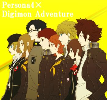 3girls 5boys digimon glasses ishida_yamato izumi_koshiro kido_jo multiple_boys multiple_girls persona tachikawa_mimi takaishi_takeru takenouchi_sora yagami_hikari yagami_taichi