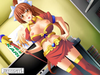 Rule 34 | breasts, censored, fellatio, finish!, hikami fuuka, isse, nipples, oral, ryoujoku gakuen cheer girls koukai choukyou, sample