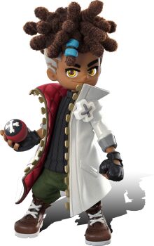 1boy 3d ankle_boots artist_request baggy_pants black_gloves black_sweater boots brown_boots brown_pupils chewing_gum child closed_mouth coat collared_coat collared_sweater dark-skinned_male dark_skin dreadlocks fingerless_gloves fingernails food full_body gloves green_pants gungho hair_tie high_collar highres holding holding_food kinky_hair lace-up_boots leather leather_boots leather_gloves looking_at_viewer male_focus ninjala official_art open_clothes open_coat padded_coat pants pocket popped_collar ribbed_sweater ron_(ninjala) second-party_source short_hair sleeves_rolled_up smile solo sweater thick_eyebrows three-quarter_sleeves toon_(style) transparent_background turtleneck turtleneck_sweater two-sided_coat two-sided_fabric undercut unzipped white_coat white_sleeves yellow_eyes zipper