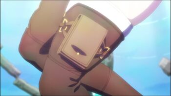 Rule 34 | 1girl, :d, animated, ass, ass focus, atelier (series), atelier resleriana, atelier ryza, atelier ryza 1, belt, beret, breasts, brown eyes, brown hair, cleavage, curvy, full body, hair ornament, hairclip, hat, jacket, jewelry, looking at viewer, lowres, multiple views, necklace, official art, open mouth, outdoors, red shorts, reisalin stout, ryona, short hair, short shorts, shorts, sleeveless, sleeveless jacket, smile, solo, standing, star (symbol), star necklace, tagme, turnaround, video, white hat, wide hips, yellow jacket