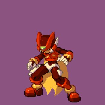 6+boys animated animated_gif bingo_tarte capcom gun gun-fu lowres male_focus mega_man_(series) mega_man_zero_(series) multiple_boys pantheon pixel_art purple_background simple_background weapon zero(z)_(mega_man) zero_(mega_man)