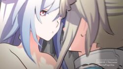 1boy 1girl 3d against_wall age_difference animated blonde_hair blue_hair breasts breasts_out censored chinese_clothes clothed_male_nude_female completely_nude exhibitionism femdom hetero highres honkai:_star_rail honkai_(series) jingliu_(honkai:_star_rail) koikatsu_(medium) light_blue_hair looking_at_another medium_breasts mihoyo mosaic_censoring nipples nude older_female_and_younger_male outdoors pale_skin pastapaprika public_indecency red_eyes self-upload sex size_difference sound sound_effects standing stealth_sex surprised vaginal video worried yanqing_(honkai:_star_rail) yellow_eyes