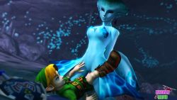1boy 1girl 20s 3d age_difference amazon_position animated artist_name artistic_error belt black_eyes blonde_hair blue_eyes blue_skin boots bottomless boulder breasts brown_footwear cave cave_interior clipping clothed_male_nude_female colored_skin dutch_angle earrings erection fins girl_on_top green_cap green_headwear green_tunic hand_on_another's_thigh happy_sex hetero highres hylian_shield hyrule_warriors interior interspecies jewelry kneeling kokiri_sword large_breasts large_penis legs_up lesdias link logo looking_at_another looping_animation mature_female nintendo nude penis phrygian_cap pointy_ears princess_ruto purple_eyes pussy rock sex shield short_hair short_sword shota size_difference smile source_filmmaker_(medium) source_request sword tecmo the_legend_of_zelda tunic uncensored vaginal video weapon young_link zora