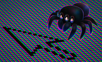 animal animal_focus bug close-up cursor jumping_spider ka92 no_humans original pixels screen spider