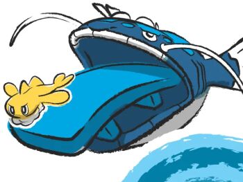 Rule 34 | animal focus, artist request, black eyes, blue tongue, bright pupils, colored tongue, dondozo, fish, nintendo, no humans, nostrils, official art, outline, pokemon, pokemon (creature), pokemon focus, tatsugiri, tatsugiri (stretchy), third-party source, tongue, tongue out, transparent background, whiskers, white outline, white pupils