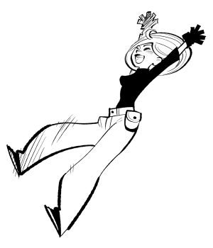 1girl ann_possible blush closed_eyes disney female_focus gloves kim_possible_(series) mature_female monochrome ramb_chop solo