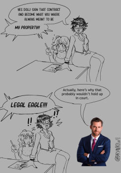! !! 2girls bdsm brynkiwi contract holding holding_pen legal_eagle multiple_girls pen sitting sitting_on_table yuri