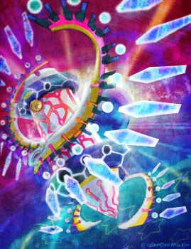 commentary_request highres izuminomaru kirby:_planet_robobot kirby_(series) machine nintendo no_humans solo star_(symbol) star_dream twitter_username